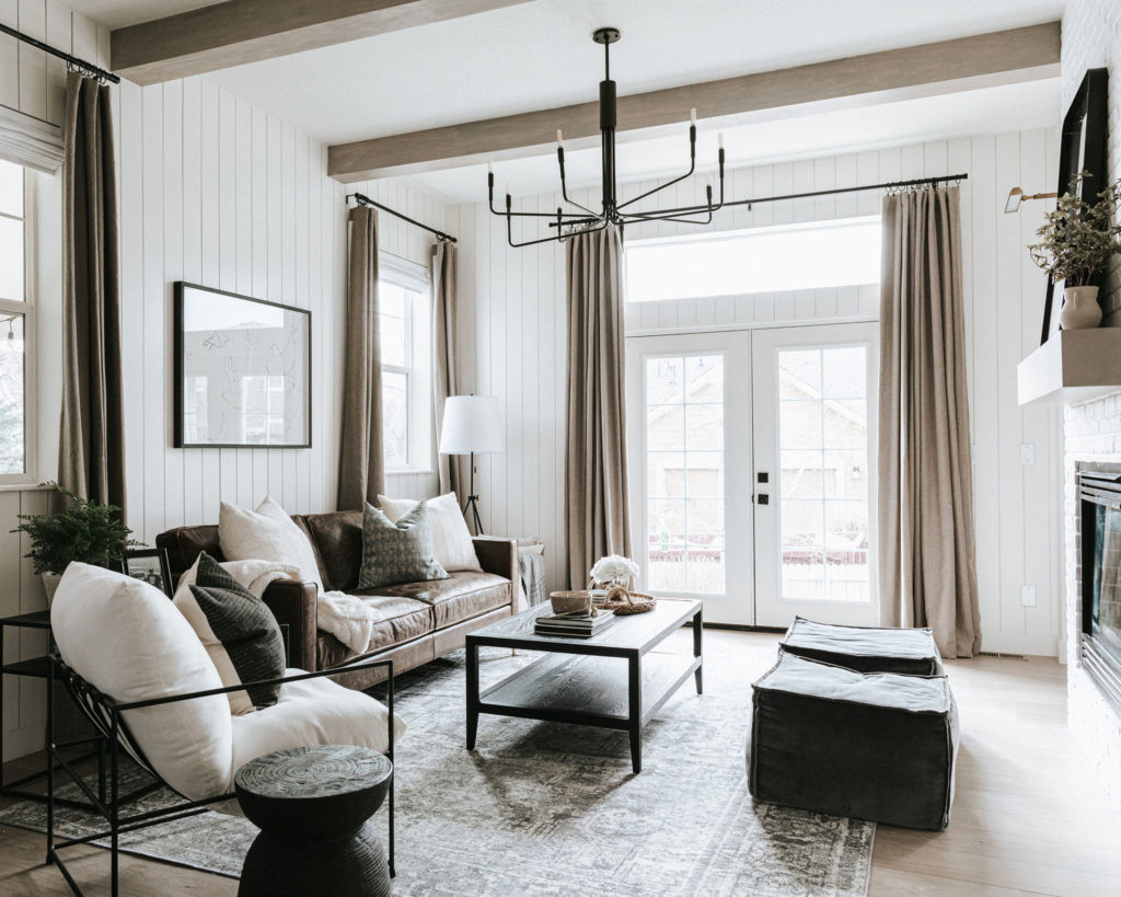 What are content pillars? Image of neutral Living Room with design by Madison Subry